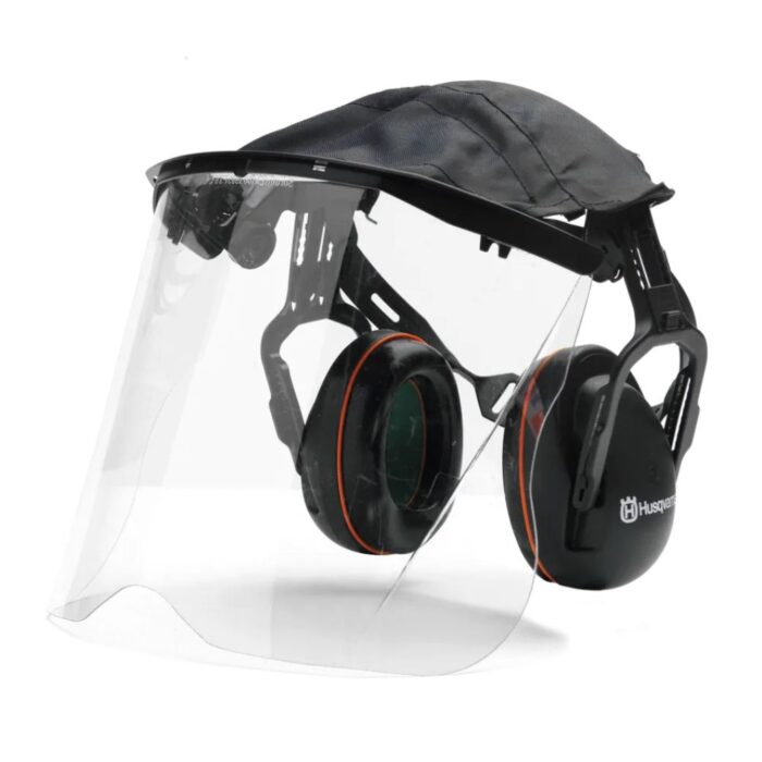 HUSQVARNA Hearing Protectors with Perspex Visor & Head Cover