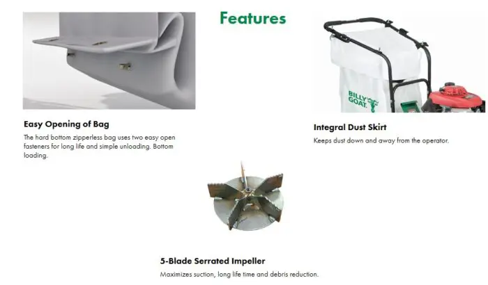 BILLYGOAT KV601 Petrol Leaf & Litter Vacuum - Image 2