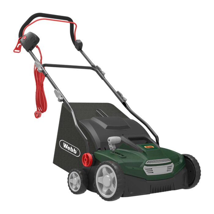 WEBB 2-in-1 Electric Scarifier and Lawn Rake