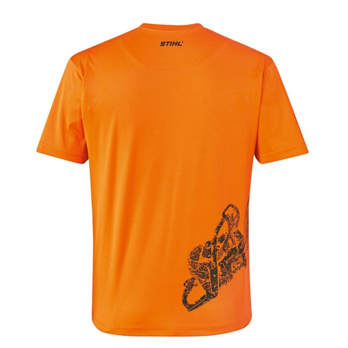 STIHL Functional Dynamic Mag Cool T-Shirt (Orange) - Image 2