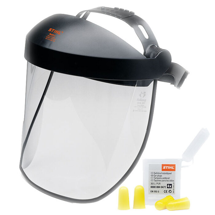 STIHL Face/Ear Protection with Plastic Visor (Short)