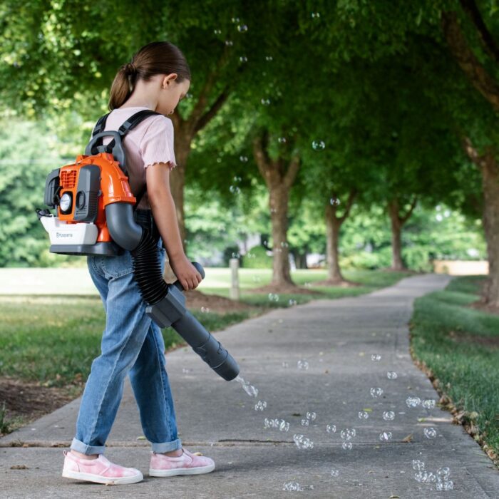 HUSQVARNA Toy Backpack Bubble Blower