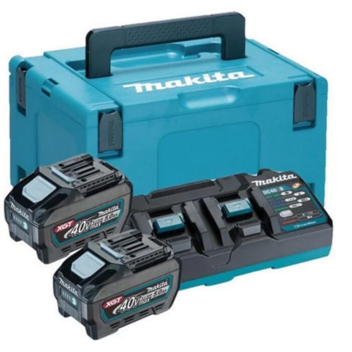 MAKITA XGT 40V Makpak Power Source Kit  (5.0Ah batteries)