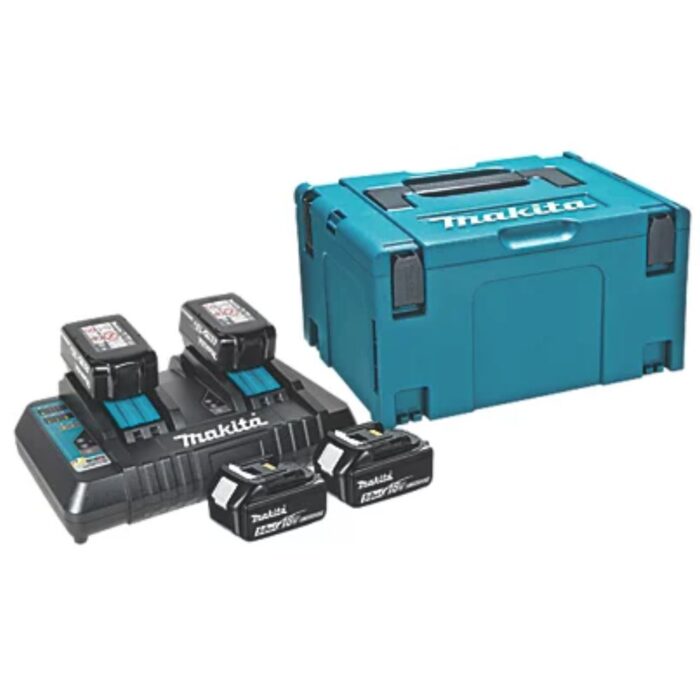 MAKITA 197627-6 18V 5.0Ah Li-Ion LXT Batteries & Charger Kit