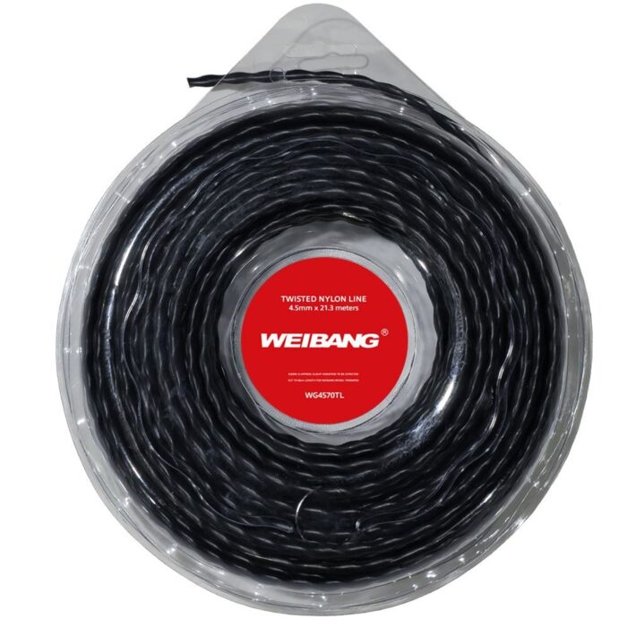 WEIBANG WG4570TL 4.5mm x 21.3mm Roll Twisted Trimmer Line