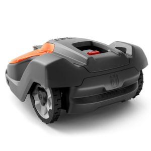 the rear angle of the Husqvarna Automower 550 EPOS Robotic Mower