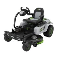 the EGO Z6 ZT4201E-S Battery Zero Turn Mower on a white background