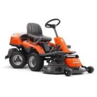 the Husqvarna R 214TC Compact Rider on a white background