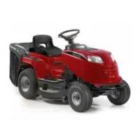 the Mountfield MTF 84H Petrol Garden Tractor on a white background
