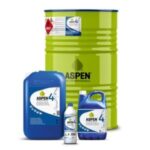 containers of Aspen 4 Stroke Pre-Mixed Fuel against a white background