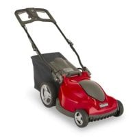 the MOUNTFIELD PRINCESS 38 Electric Lawnmower against a white background