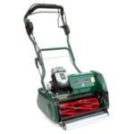 the Allett Cambridge 43 Cordless Cylinder Mower against a white background