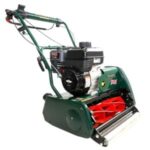the Allett Kensington 17B Petrol Cylinder Mower against a white background