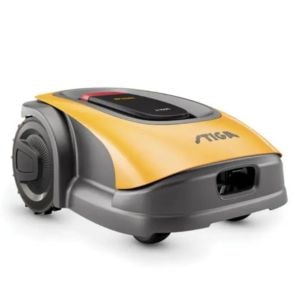 the STIGA A 1500 Robot Mower against a white background