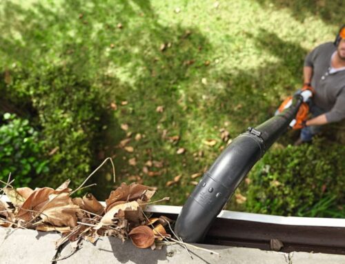 How to Use a Blower or Pressure Washer to Clean Gutters & Pipes