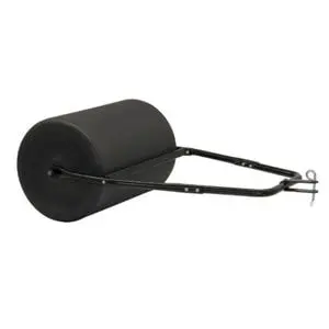 the Agri-Fab 45-0267 Push Tow Poly Lawn Roller Ride-On Mower Attachment against a white background