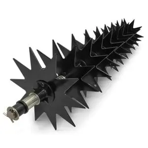 the Husqvarna Aerator Riding Mower Attachment against a white background