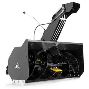 the Husqvarna Snow Thrower (300 Series AWD) riding mower attachment against a white background