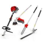 the Mitox 28MT Select 5-in-1 Petrol Multi-Tool Kit against a white background