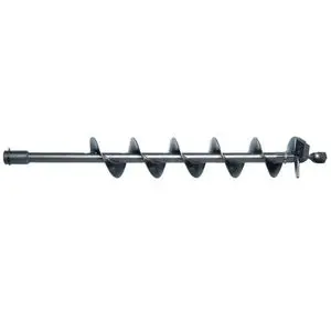 a STIHL earth auger bit against a white background