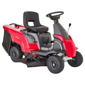 the Mountfield 827M Petrol Lawn Rider against a white background