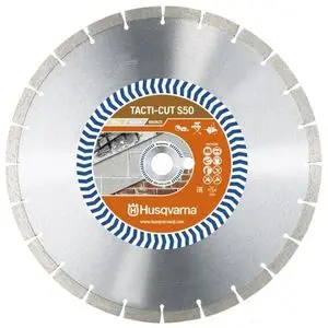 the Husqvarna TACTI-CUT S50 12 Inch Diamond Blade against a white background