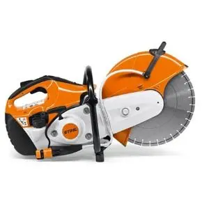 The STIHL TS 410 Petrol Cut-Off Machine against a white background.